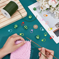 30 шт. экологически чистый АБС-пластиковый держатель для маркеров для вязания крючком&nbsp;IFIN-SC0001-96E