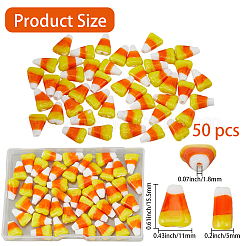 50 шт. бусины ручной работы в стиле лэмпворк на Хэллоуин&nbsp;LAMP-PA0001-43