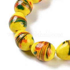 Бусы лэмпворк ручной работы LAMP-Q036-08E