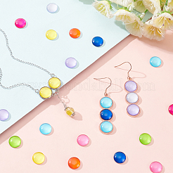 110 pz. 11 cabochon in vetro colorato&nbsp;GGLA-PH0001-27