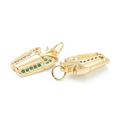 Латунные микро проложить кубического циркония подвески&nbsp;ZIRC-J038-01B