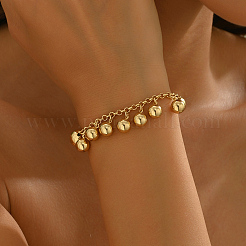 Старинные железные круглые бусины браслеты с подвесками&nbsp;MW7746