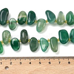 Природный агат бисер нитей&nbsp;G-P604-A15-01