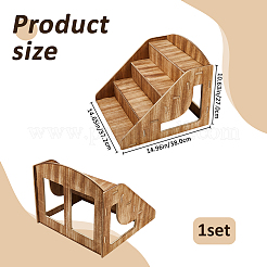 4-lagiges Holzregal für den Schreibtisch&nbsp;ODIS-FH0001-29