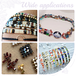 12 стиль непрозрачные стеклянные бусины с 2 отверстиями SEED-HY0001-30