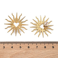 Sun 304 Edelstahl-Ohrstecker für Damen&nbsp;EJEW-A157-01G