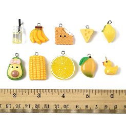 10 шт. подвески в виде бутылок из стекла и смолы в двух стилях&nbsp;CRES-FS0001-26