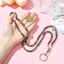 Подвеска из натуральных индийских агатовых бусин&nbsp;HJEW-CJ00083