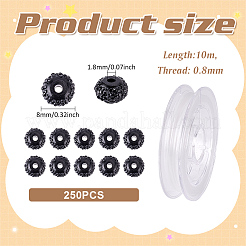 Наборы для изготовления браслетов из смоляных бусин-стразов в стиле «сделай сам»&nbsp;DIY-ME0001-20