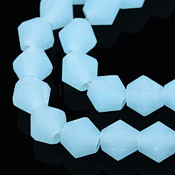 Нити бусин из матового нефрита EGLA-A039-J6mm-MD03