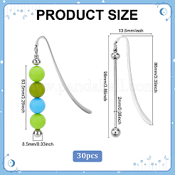 30 шт. закладки-крючки из сплава&nbsp;AJEW-ME0002-46