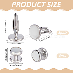 2 стиль латунные запонки из натуральной ракушки FIND-FG0004-92