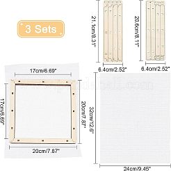 Рамка для изготовления бумаги из липы DIY-WH0001-74