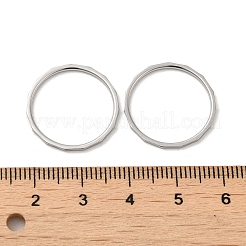 Кольца из нержавеющей стали марки 304&nbsp;RJEW-I101-02B-P
