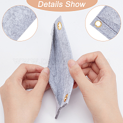 5 шт. 5-цветный шерстяной фетровый органайзер для кошелька&nbsp;FIND-WR0007-40B