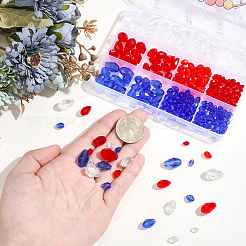 435pcs 12 styles de perles de verre transparentes&nbsp;EGLA-PA0001-52