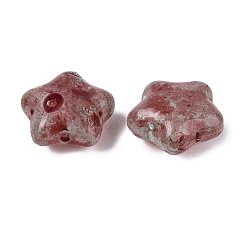 Cuentas de vidrio opaco Picasso&nbsp;SEED-N012-08C