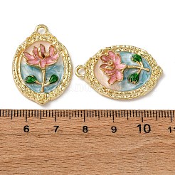 Подвески из эмали и сплава&nbsp;ENAM-B028-31KCG-02