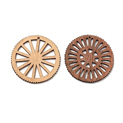 Большие подвески из окрашенного и неокрашенного дерева WOOD-X0004-17