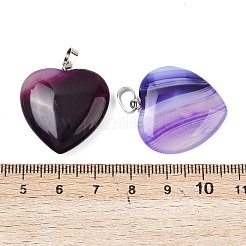 Природные подвески агат&nbsp;G-G956-B65-FF