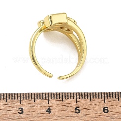 Orecchini a cerchio aperti in ottone con pavé di zirconi cubici&nbsp;CU-CBAC7F3-01G