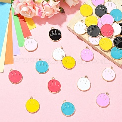 35шт 7 стиля подвески из сплава с эмалью&nbsp;ENAM-YW0008-01