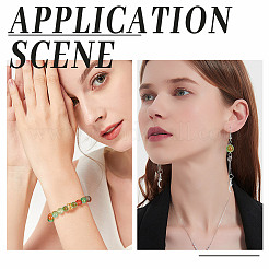 2 нити натуральных бусин павлиньего агата нити&nbsp;G-GO0001-37