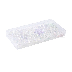 20 шт. 2 стиля покрытых УФ-акриловых бусин&nbsp;TACR-FS0001-61