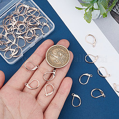 50 шт. фурнитура для сережек из нержавеющей стали 304&nbsp;STAS-BBC0001-44RG