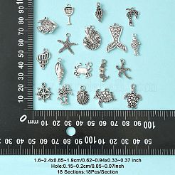 Подвески из сплава в тибетском стиле TIBEP-YW0001-71