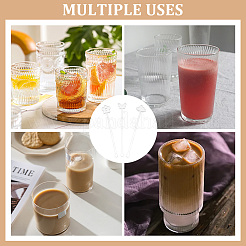 30 шт. 3 стильные прозрачные акриловые палочки для перемешивания TACR-NB0001-30C