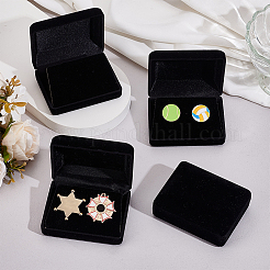 Пластиковая обложка с бархатными упаковочными коробками для брошей&nbsp;VBOX-WH0012-05B