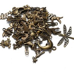 Pendente animali in lega stile tibetano&nbsp;TIBEP-X0003-02-AB