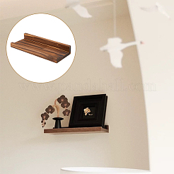 Étagère murale rectangulaire en bois massif&nbsp;AJEW-WH0472-11B