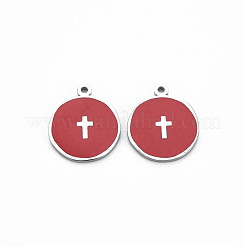 Подвески из нержавеющей стали 304 с эмалью STAS-S117-030