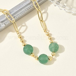 Braccialetti a catena con graffetta in ottone&nbsp;GG-CBA37F5-02G-01