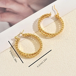 Серьги-кольца из нержавеющей стали YS2305