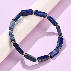 Природные лазурит бисером растянуть браслеты&nbsp;BJEW-F523-04