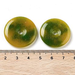 Pendentifs teints en jade blanc naturel&nbsp;G-Q016-05B-01