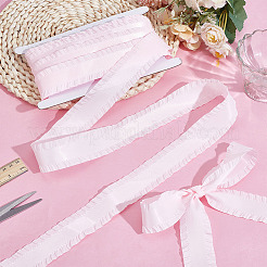 16.6 ярд полиэстеровой кружевной ленты с оборками&nbsp;DIY-ME0001-62A