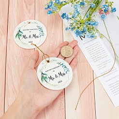 Фарфоровые подвесные украшения HJEW-GF0001-15