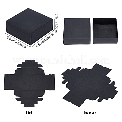 Scatola di carta kraft creativa pieghevole&nbsp;CON-WH0077-01A