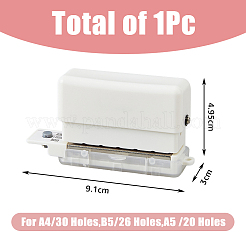 Мини пластиковый дырокол на 6 отверстие&nbsp;AJEW-WH0083-63A