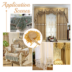 5.9 м полиэстеровая кружевная лента с бахромой OCOR-WR0001-37A