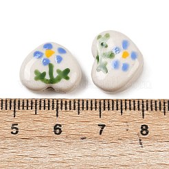 Фарфоровые бусины ручной работы&nbsp;PORC-D011-01E