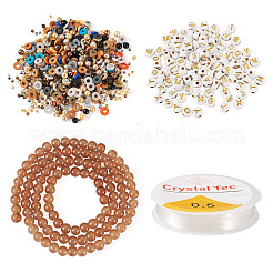 Kits de fabrication de colliers/bracelets DIY&nbsp;DIY-TAC0032-18D