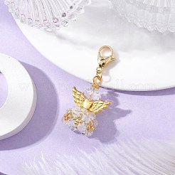 Стеклянные подвески в виде ангела&nbsp;HJEW-MZ00214-10