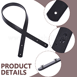 12 шт. 6 цвета ПУ искусственная кожа заклепочные ремни для сумки&nbsp;DIY-CL0002-37A