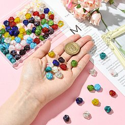 100pcs 10 Farben handgemachte Bunte Malerei-Perlen&nbsp;LAMP-CJ0002-36