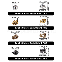 48шт 24 стиля бусины из сплава в тибетском стиле FIND-PH0002-37